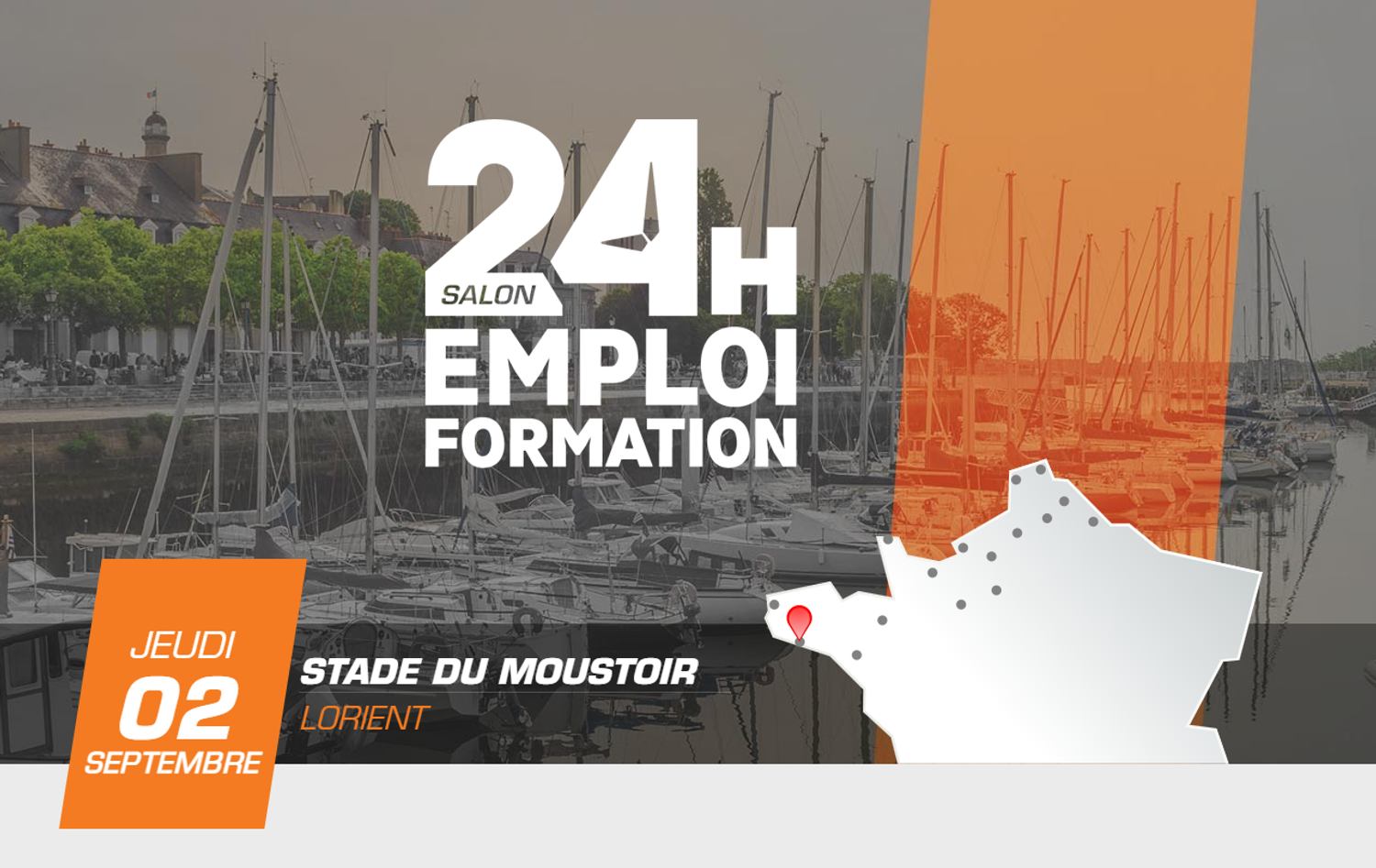 C'est la troisième édition des 24 h pour l'emploi et la formation à Lorient. 